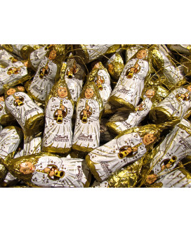 Vendita online appendini per albero di Natale e fermapacco di cioccolato Lindt al latte. Shop on line decorazioni Natalizie di L