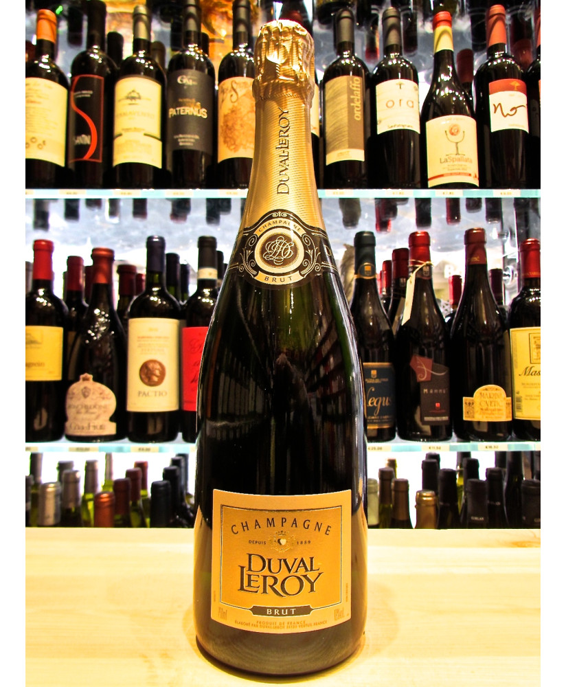 Vendita online Champagne Duval Leroy astucciato, prodotto di qualità. Shop online Duval Leroy Classic Brut, perlage fine e persi