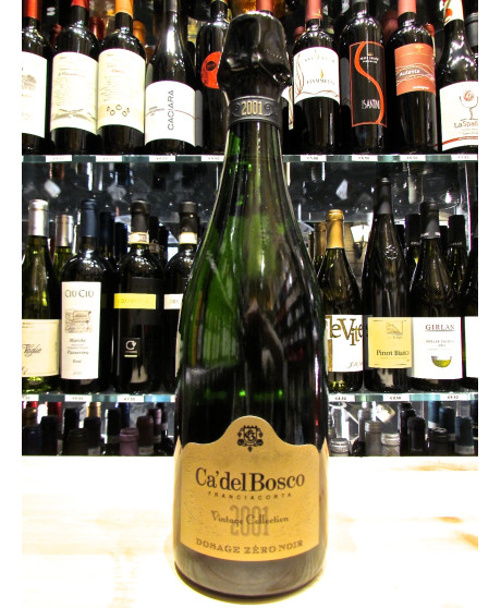 Online sales Ca 'del Bosco Vintage Dosage Zéro Millesime Noir 2001, 100% pinot noir. Shop online New Millesime Franciacorta Dosa