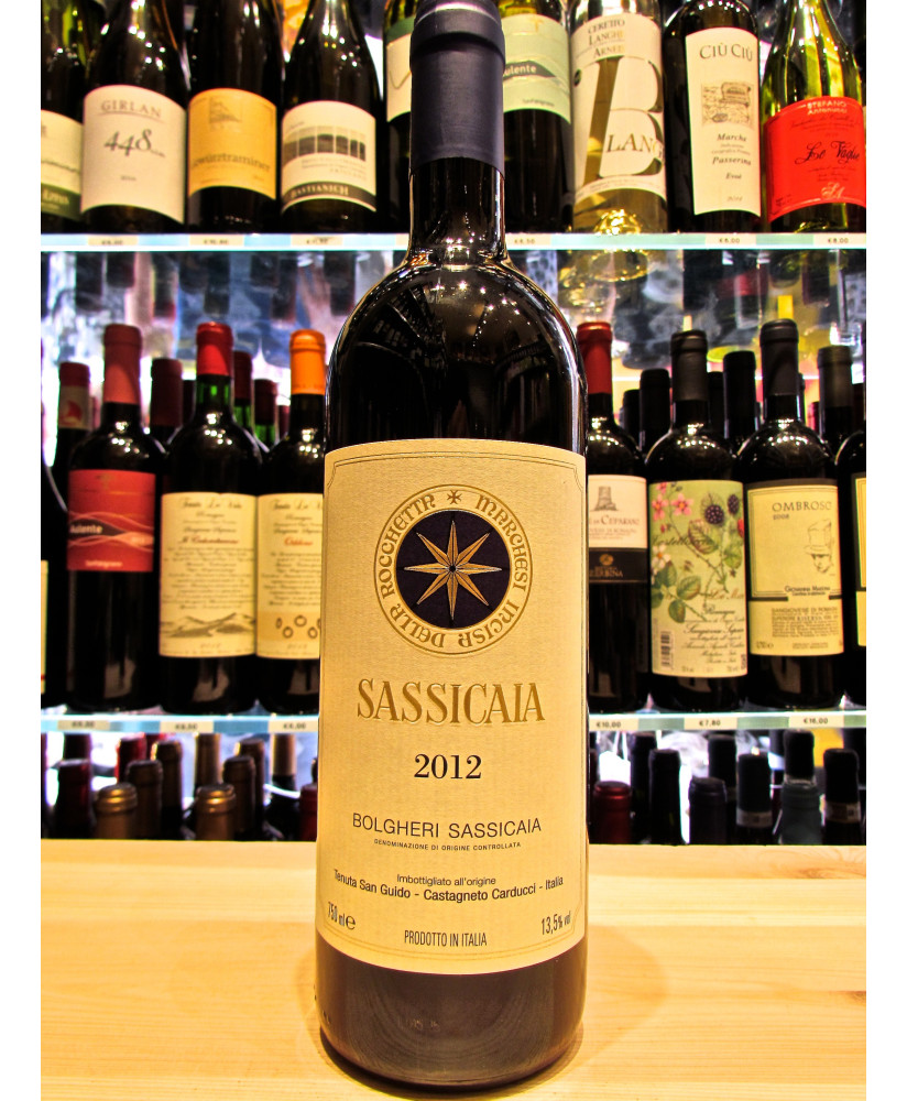 Online sales price € 125.00 Sassicaia 2012 Tenuta San Guido - Bolgheri - Castagneto Carducci. Shop online, delivery 24/48 hours.