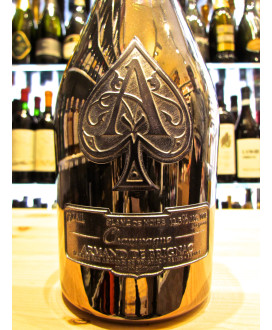 Vendita online Armand De Brignac Blanc de Noir, Ace of Spades, 100% Pinot Nero, bottiglia argento, prodotto esclusivo.