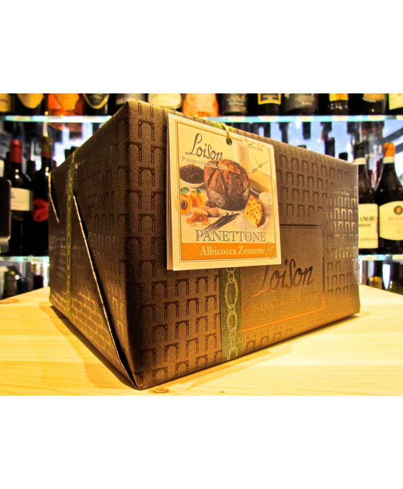 Buy online sales Loison Italian Panettone Apricot and Ginger craft handmade. Shop online Panettone ginger made in Italy