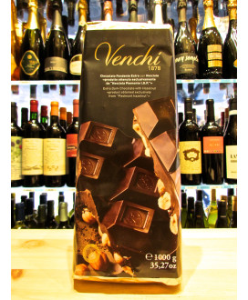 Vendita online tavolette di cioccolato Venchi Grandi da 1 kg. fondente extra 56% di cacao con nocciole piemonte intere. Shop on 