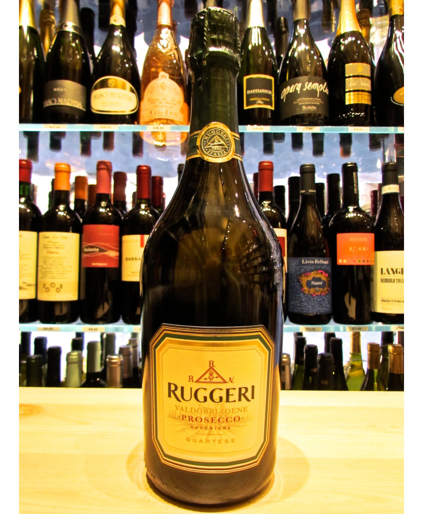 Buy online sales Ruggeri Prosecco - quartese Superior Brut, Prosecco di Valdobbiadene quality! Best price