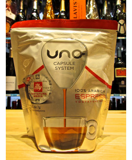 Uno capsule System Illy Caffe Rosso. online sale 16 capsules Illy medium roast. online shop espresso coffee 100% arabica.