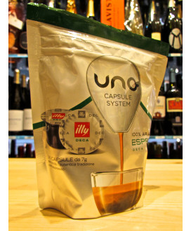 Uno capsule System Illy Caffe Green. Online sale 16 capsules Illy medium roast. online shop espresso coffee 100% arabica.