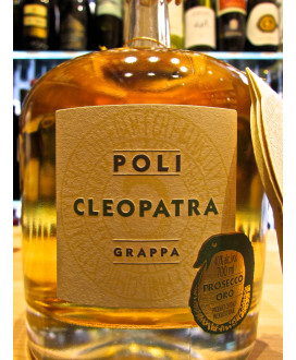 Vendita online Grappa Poli Cleopatra Prosecco Oro. Grappa invecchiata online al miglior prezzo. Shop online grappe Poli