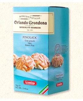 Vendita online Pinolata del Biscottificio Orlando Grondona, specialità di genova. Shop on line biscotti e pasticcini confezionat