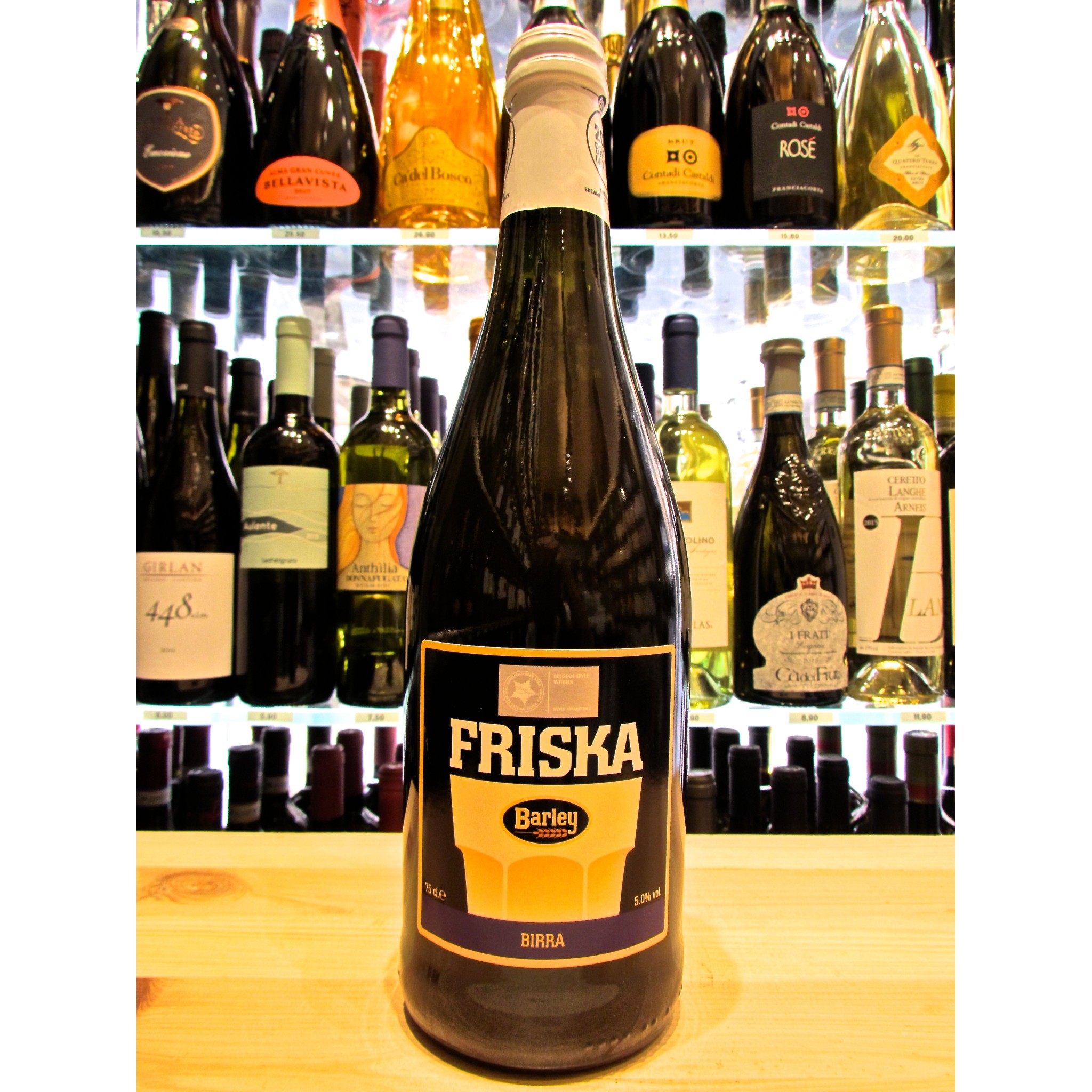 Sale online Italian craft beer Barley Friska. online shop brewery Barley,  not white filtered beer Friska. Cagliari