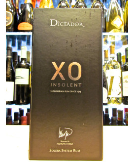 online sales Rum Colombian Dictator xo Insolent, solera system, Colombia. rum shop online Dictator Price