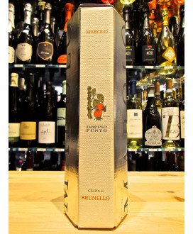 Online sales and prices Brunello Grappa Double barrels Italian Marolo grappa. Shop online schnapps distillery Marolo