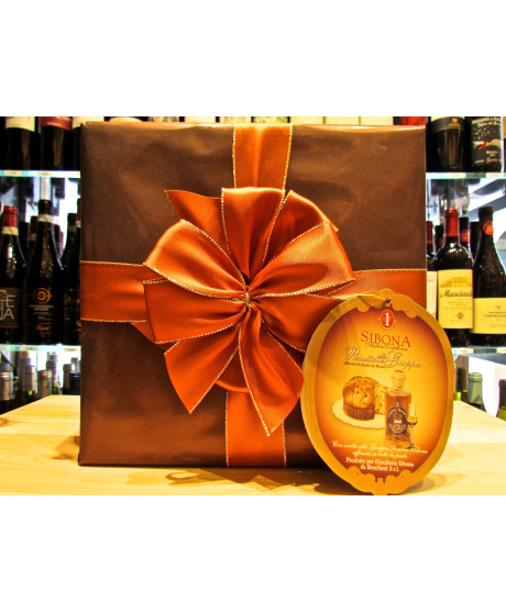 Online sales Panettone Bonifanti Grappa Sibona barricaded in port casks. Online Shop Bonifanti italian christmas cake