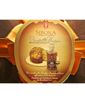 Online sales Panettone Bonifanti Grappa Sibona barricaded in port casks. Online Shop Bonifanti italian christmas cake