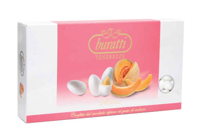Buratti Italian Sugared Almonds Tenerezze online sales. Buy online assorted  dragees Melon taste