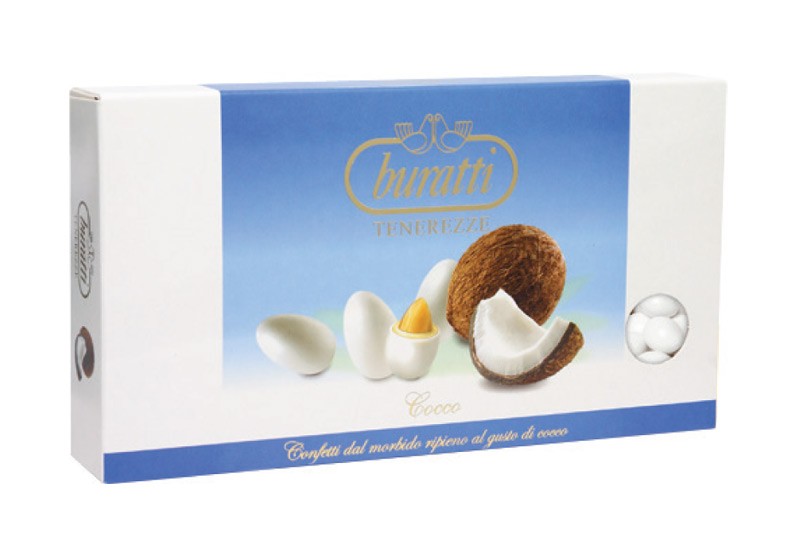 Buratti Italian Sugared Almonds Tenerezze online sales. Buy online assorted  dragees avola taste