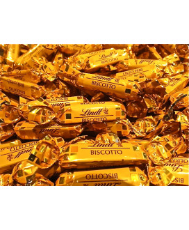 Vendita online cioccolatini Lindt Bastoncini gusto biscotto con cioccolato al latte e bianco. Shop on line praline biscotto Lind