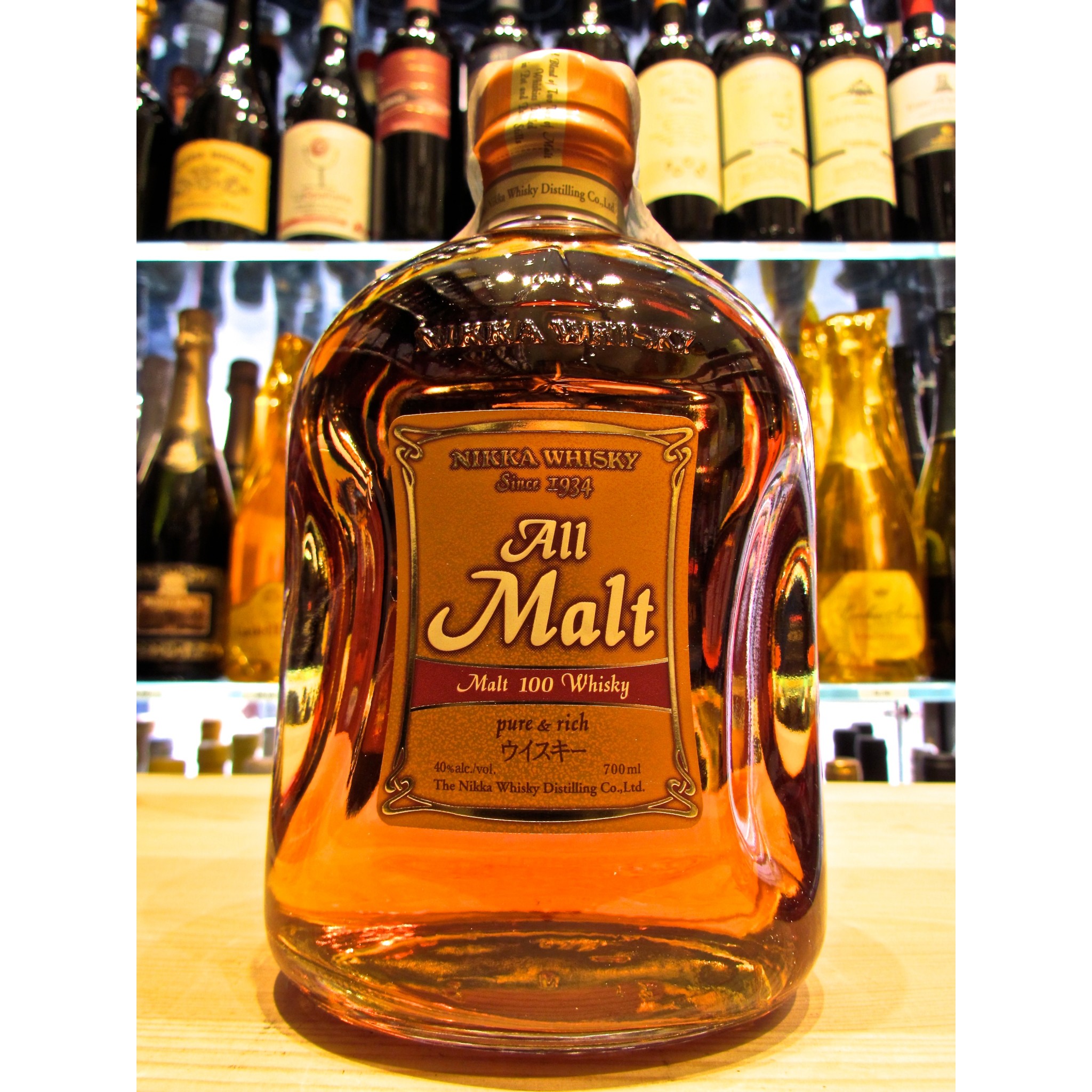 Whiskey Nikka All Malt, Japanese Distillery, Blended Whiskey