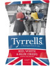 (6 PACKS X 150g) Tyrrels - Red, White and Blue Potato Crisps -150g