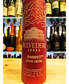 Online sales Belvedere Vodka Limited Edition Red Bottle. Shop online Polish vodka Belvedere Limited Edition 75cl bottle red chro