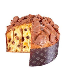 Shop online Sal de Riso Christmas Cake Cremderì with chocolate chips, best price italian panettone on-line sales