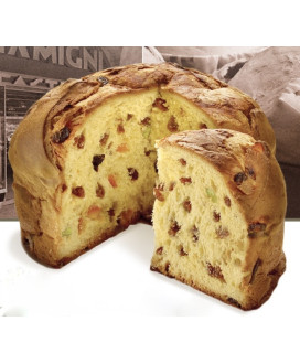 Vendita online panettone Flamigni classico Milano incartato a mano. Shop on-line panettoni artigianali, dolce da forno lievitato