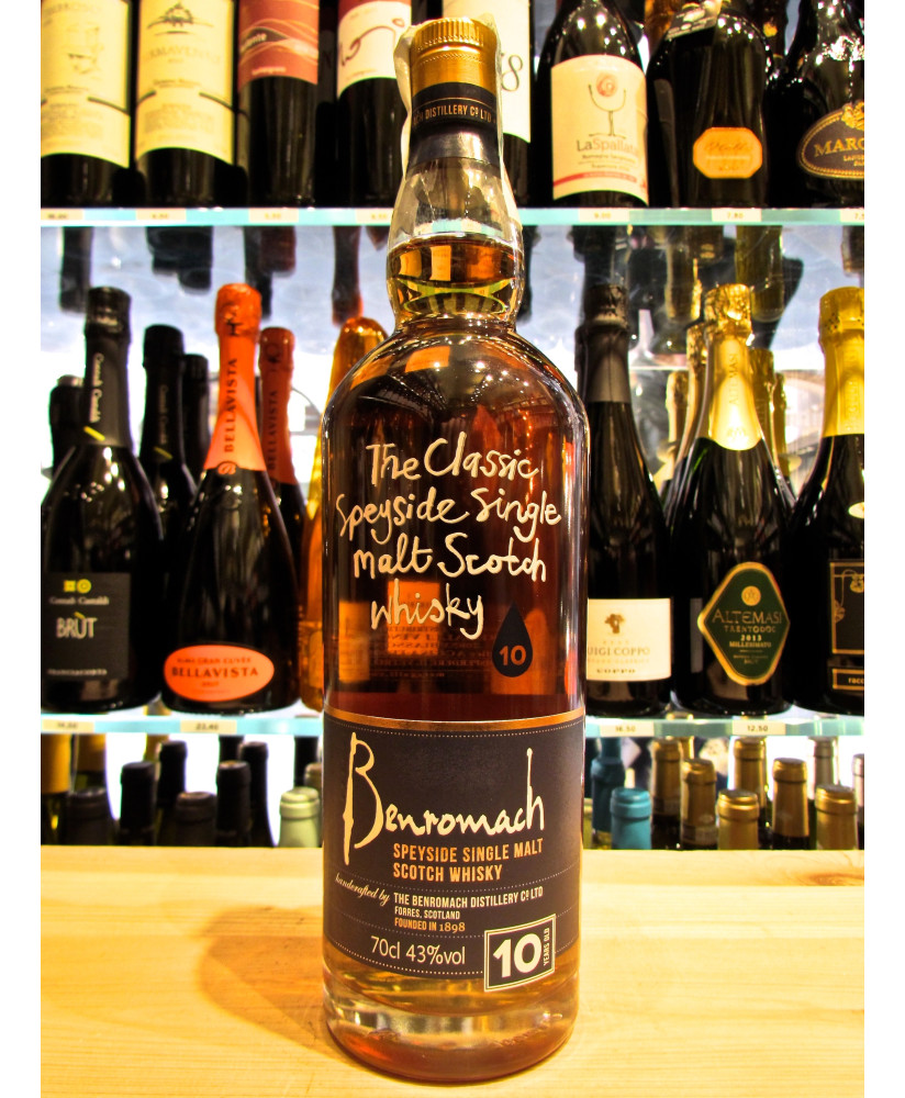 Shop online Scotch whisky Benromach Speyside Single Malt 10 years. Best quality Scottish whiskey price. Sales