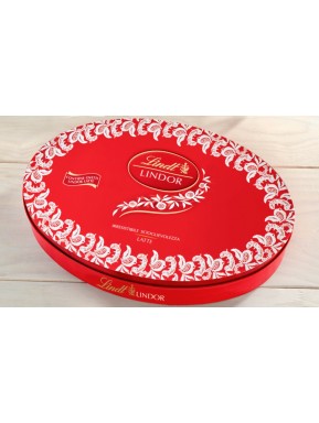 (6 CONFEZIONI X 200g) Lindt - Ovetti Lindor Latte - Scatola di Metallo 