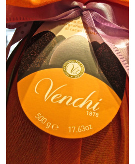 Vendita online uova di cioccolato fondente extra Venchi con granella di fave di cacao tostate. Shop on line uova di cioccolata f