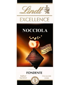 Novità 2016! Vendita online tavolette di cioccolato Lindt & Sprüngli Exellence fondente amaro con nocciole croccanti.