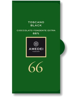 Amedei Toscano Black 66% cocoa, dark chocolate bars - Online shop best price italian bar Amedei Tuscany sales