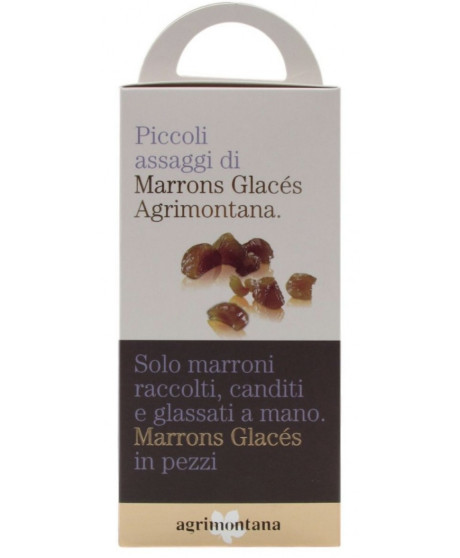 Vendita online Marrons Glaces in pezzi Agrimontana. Shop on line e miglior prezzo marroni glassati produzione artigianale casali