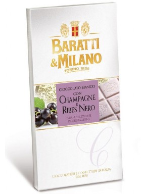 Baratti & Milano - Champagne and Blackcurrant - 75g