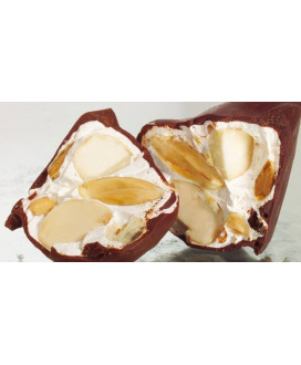 Vendita online Torrone Scaldaferro, ricoperto di cioccolato, Mandorlato Veneto. Shop on line tavoletta di torrone artigianale fr