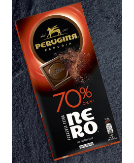 Vendita online Tavolette di Cioccolato Nero Perugina fondente 70% cacao. Tavoletta fondente 