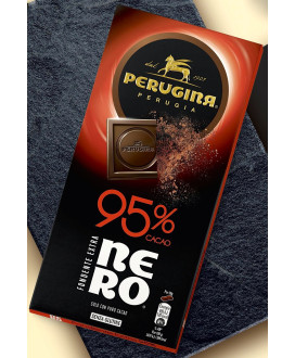 Vendita online Tavolette di Cioccolato Nero Perugina fondente 95% cacao. Tavoletta fondente 