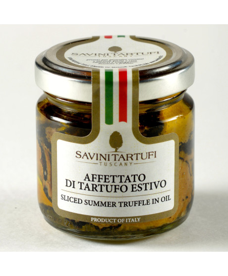 Online sales in oil Sliced Truffle Truffles Savini Tuscany made italy. Shop online Italian Products White Sauce with Truffle