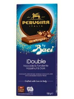 Perugina - Choco Double - Dark Chocolate and Hazelnuts - 150g