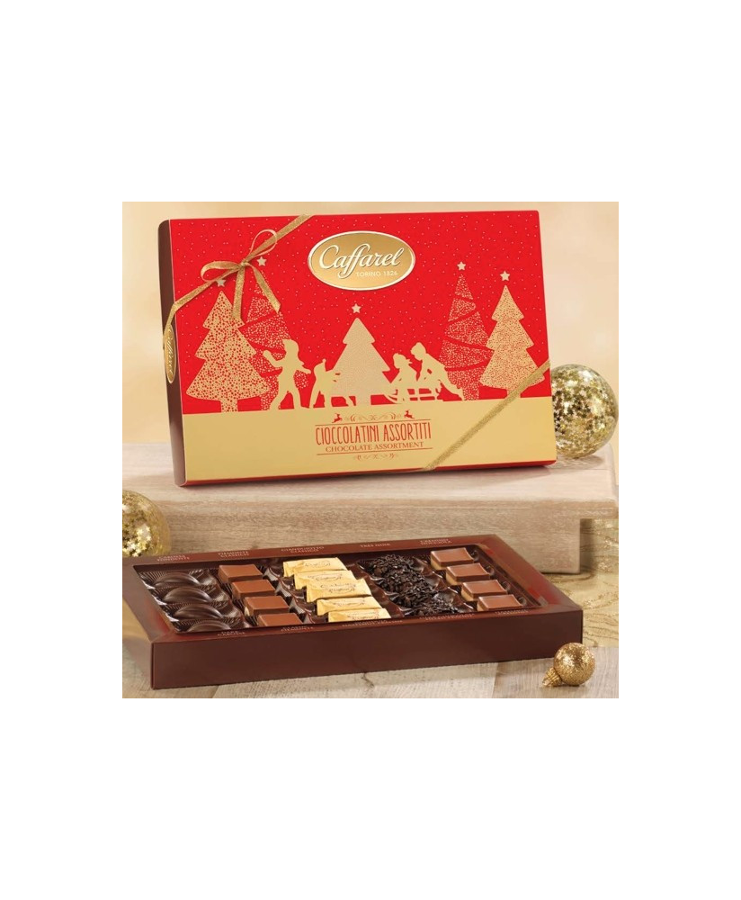 Online sales of gift boxes of chocolates Caffarel, Luserna San Giovanni - Turin. Shop online gift Gianduiotti, hazelnut chocolat