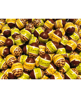 Buy online Italian Caffarel Chocolate eggs with chopped hazelnuts, milk and dark. Sales online Easter Italian Eggs