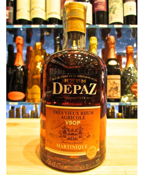 Rum Depaz - Vsop Agricole - Martinique - tres vieux Rhum - Online shop and price Agricole Rum