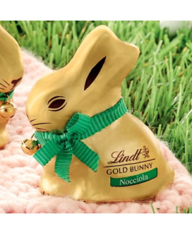 Vendita online Coniglietti Gold Bunny di Pasqua Lindt & Sprüngli NOVITA' GUSTO NOCCIOLA! (SCONTO 10%). Shop on line Coniglietto 