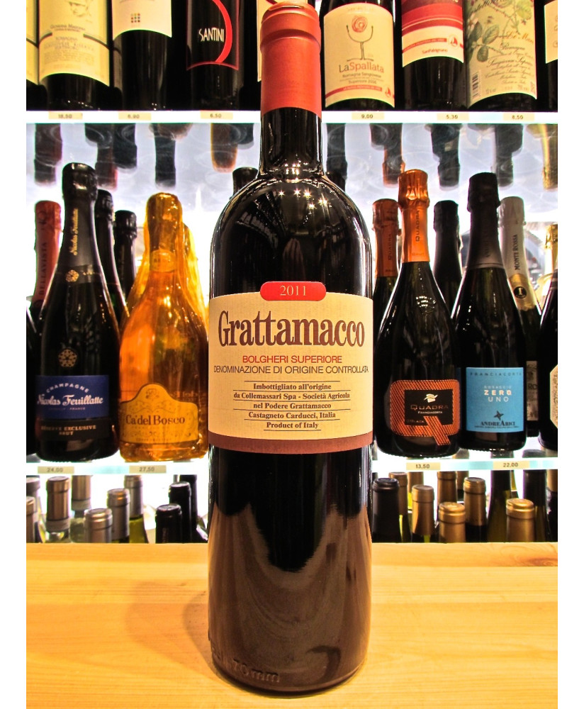 Podere Grattamacco, Castagneto Carducci, Bolgheri Superior 2011. Sale online Tuscan red wines best price.