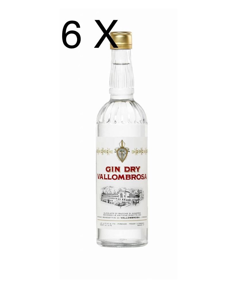 Monks Vallombrosa Abbey - Dry Gin Vallombrosa - Online sale quality Tuscan Gin liquor Benedictine monks