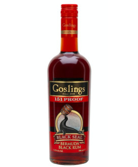 Rum Gosling - 151 proof - Black Seal - Bermuda Rum - Shop online quality rum online at the best price - Shop rum