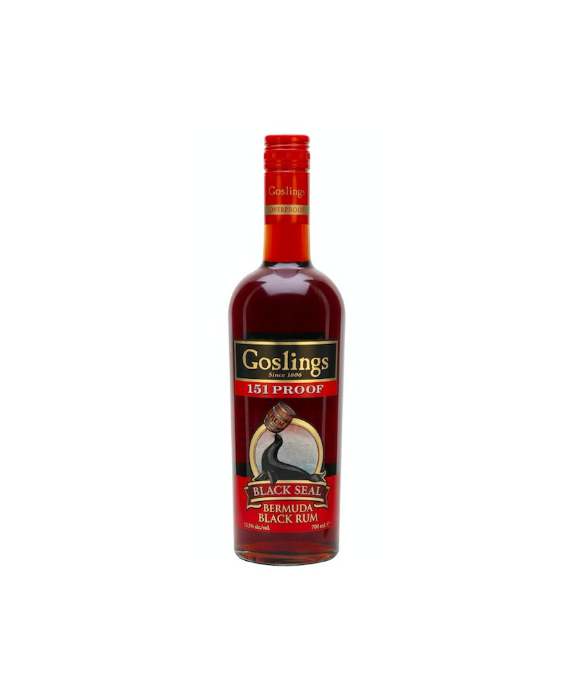 Rum Gosling - 151 proof - Black Seal - Bermuda Rum - Shop online quality rum online at the best price - Shop rum