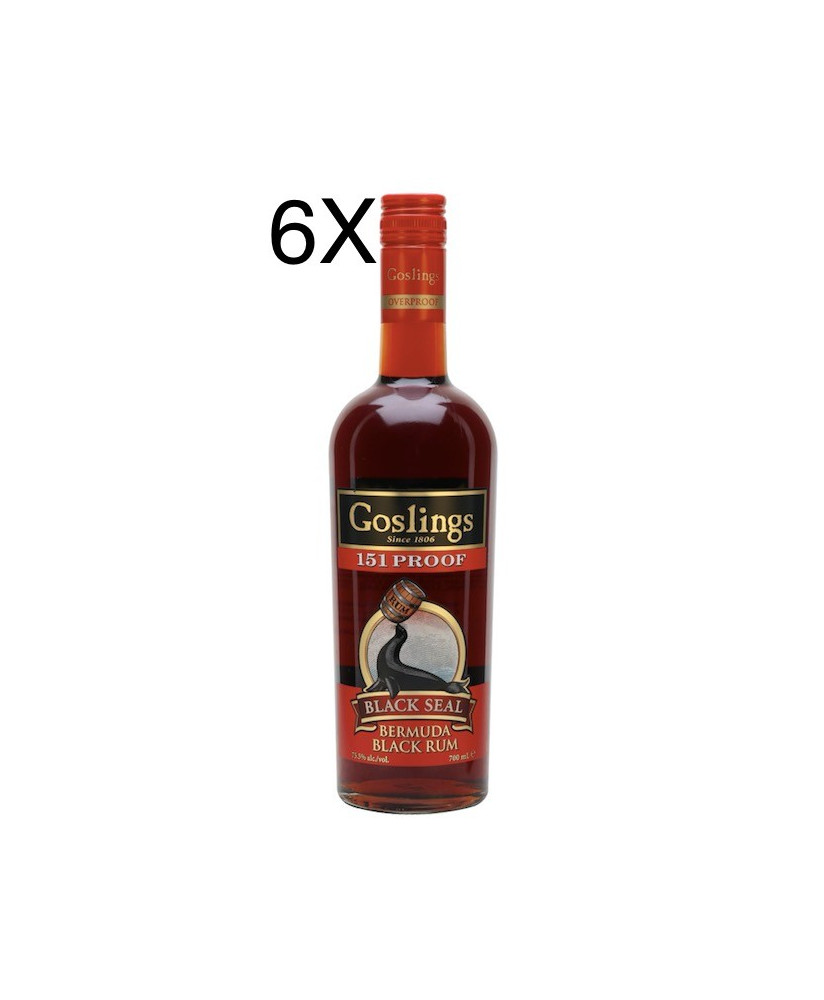 Rum Gosling - 151 proof - Black Seal - Bermuda Rum - Shop online quality rum online at the best price - Shop rum