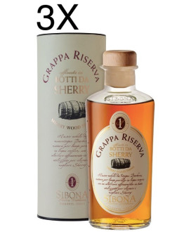 Shop online italian Grappa Sibona Sherry Wood. Online sales Sibona quality grappa best price