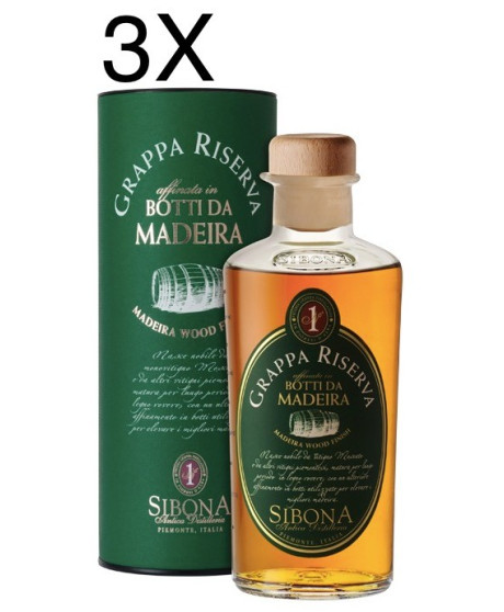 Shop online italian Grappa Sibona Madeira Wood. Online sales Sibona quality grappa best price