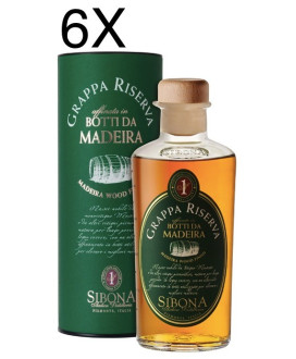 Shop online italian Grappa Sibona Madeira Wood. Online sales Sibona quality grappa best price