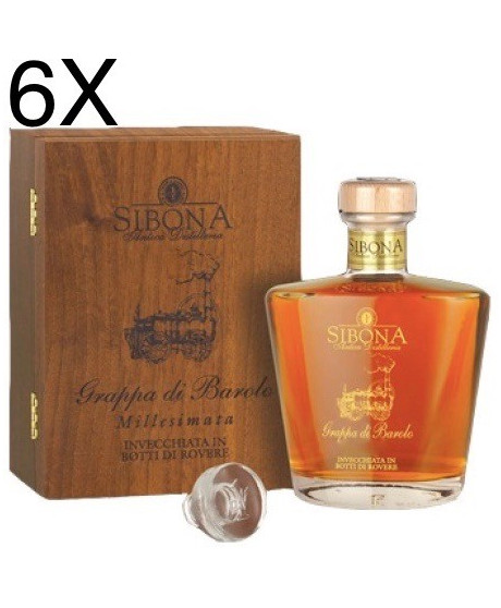 Shop online italian Grappa Sibona Barolo Wood. Online sales Sibona quality grappa best price